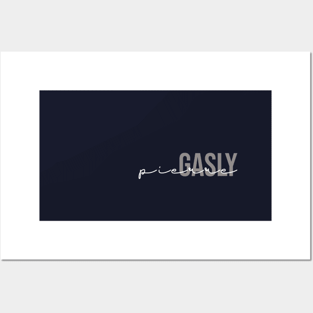 Pierre Gasly Driver Name - 2022 Season #5 Wall Art by GreazyL